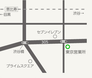 東京営業所map